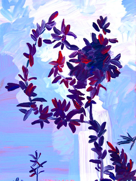Chocolate in the Garden/Plum Tree Skies 12