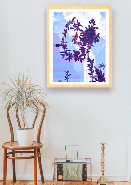 Chocolate in the Garden/Plum Tree Skies 12